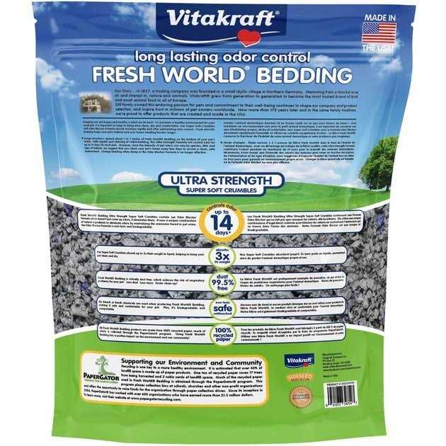 Vitakraft Fresh World Bedding for Small Animals Ultra Strength - Pet Supplies online store