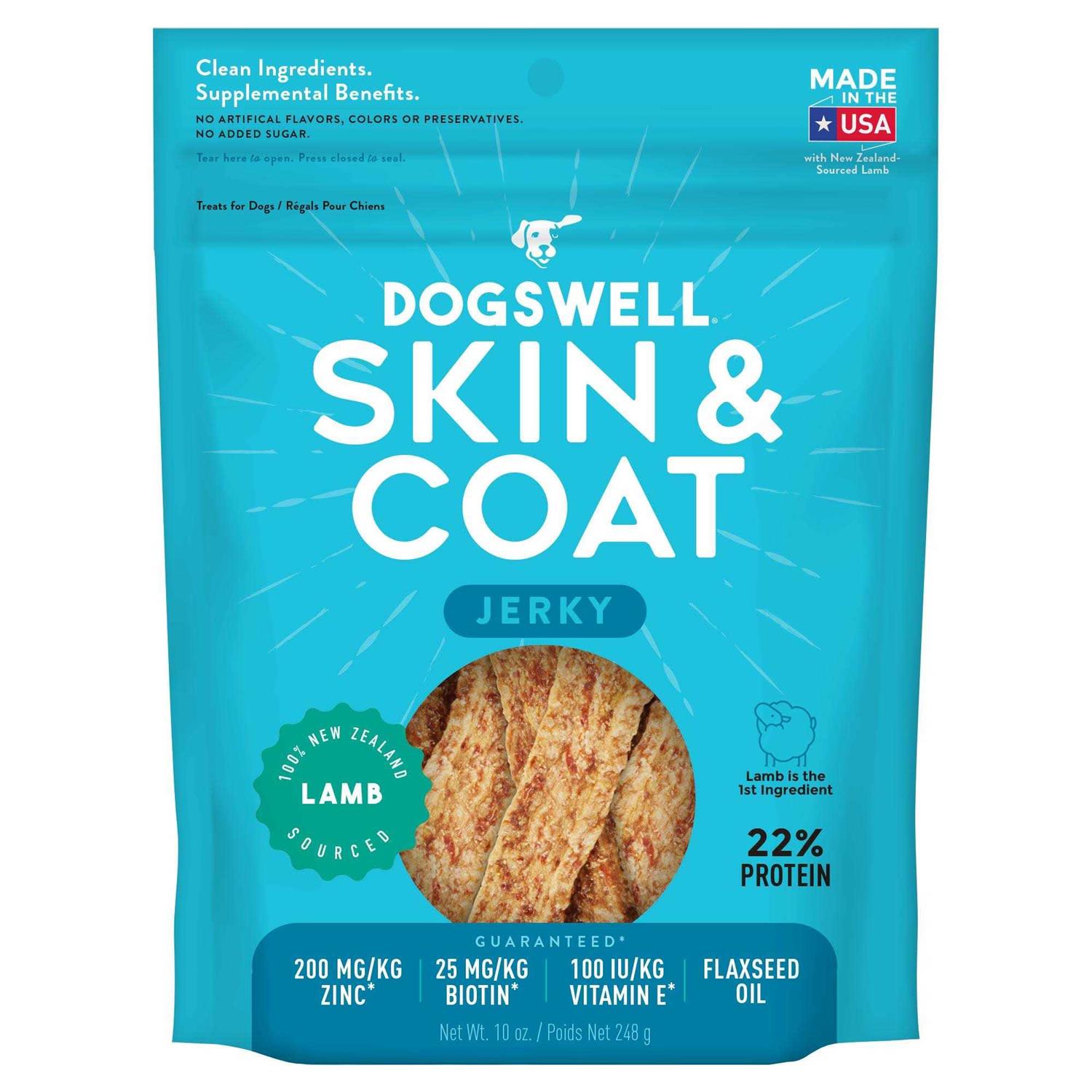 Dogswell Salmon Skin & Coat Jerky - Pet Supplies online store