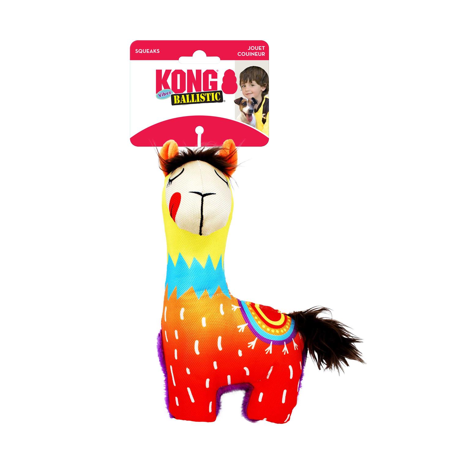 Kong Ballistic Vibez Llamas Dog Toy - Pet Supplies online store