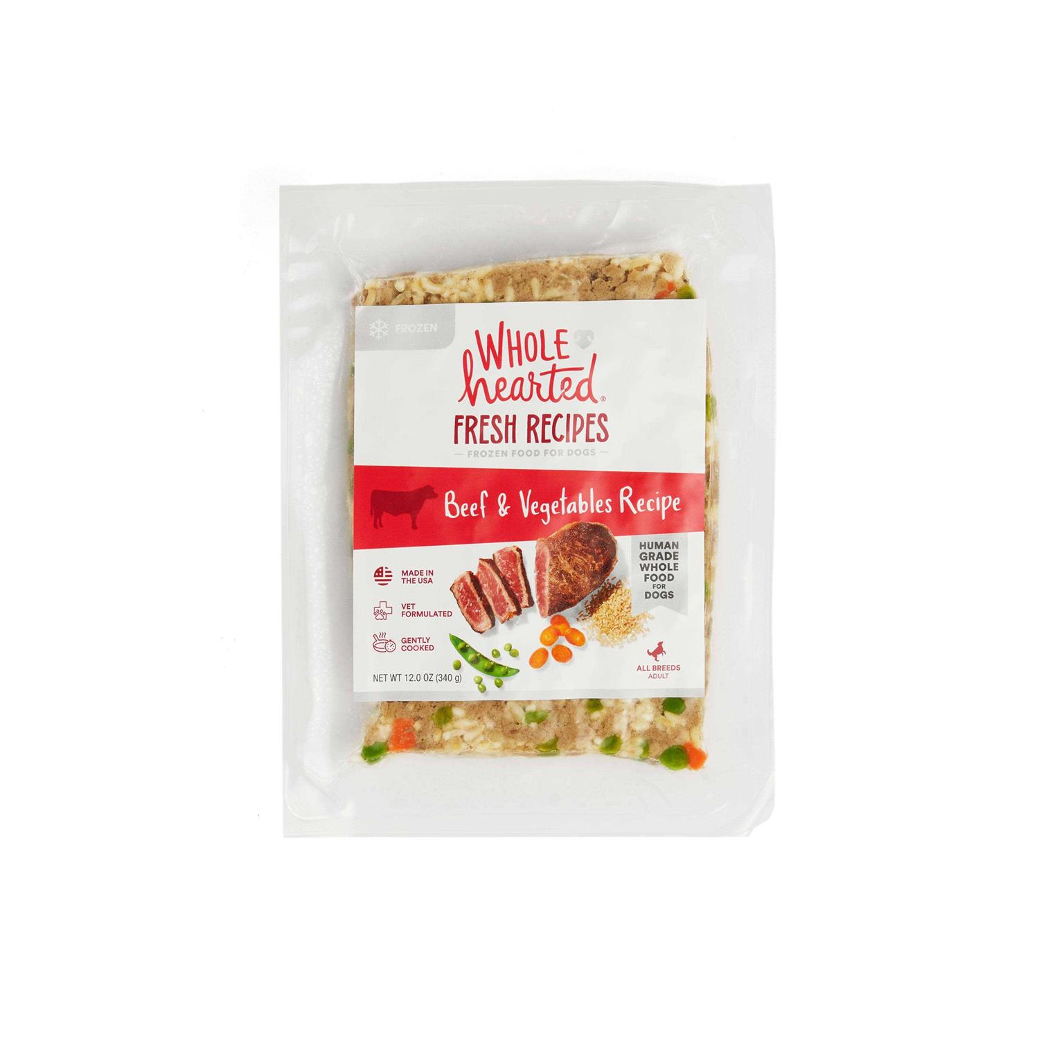 WholeHearted Fresh Frozen Beef Recipe Dog Food - Pet Supplies online store