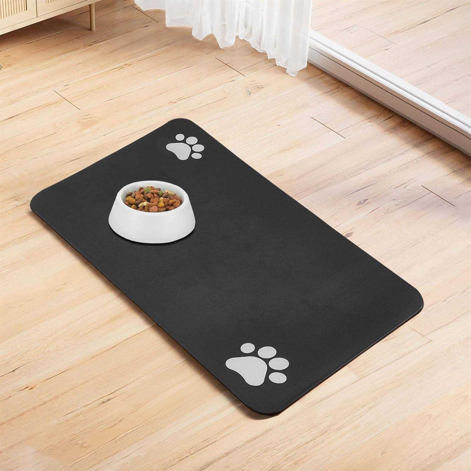 16 x 24 Inch Pet Feeding Mat Dog Mat for Food and Water Dog Food Absorbent Mat - Pet Supplies online store