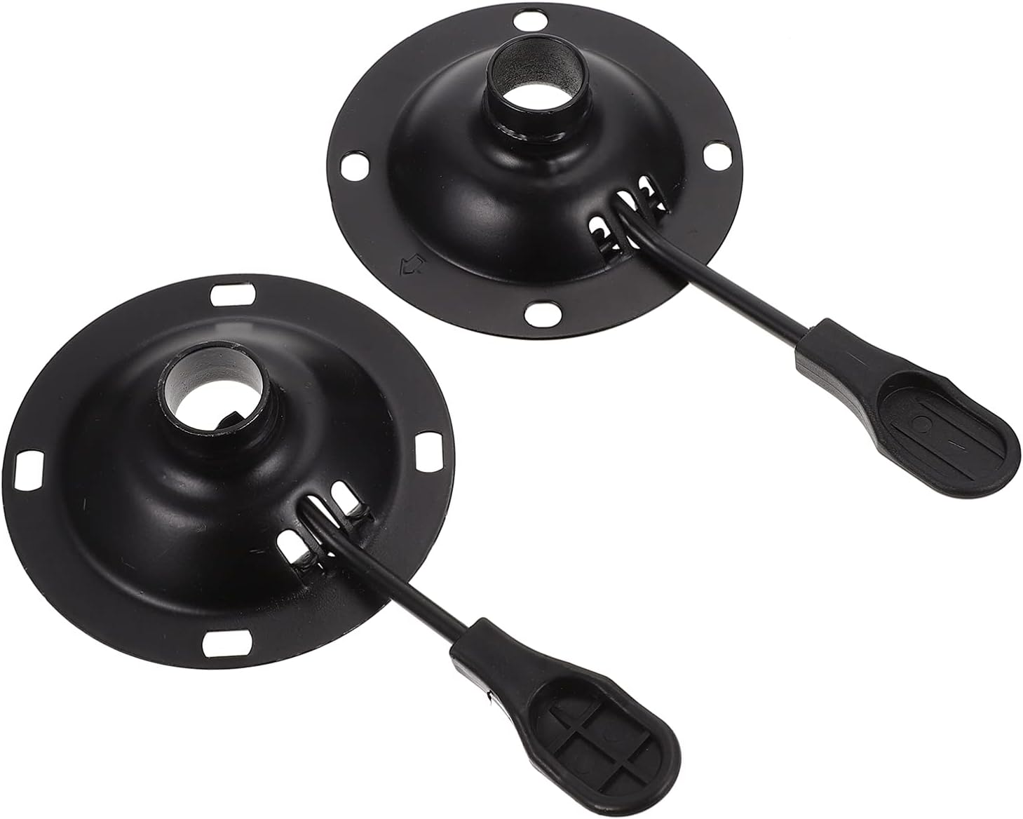 NUOBESTY 2pcs Chair Chassis Swivel Chair Fittings Chair Accessories Quality Metals of Chair Accessories of Chair Revolving Chair Ironware Delicate Chair Ironware Chair Mountings