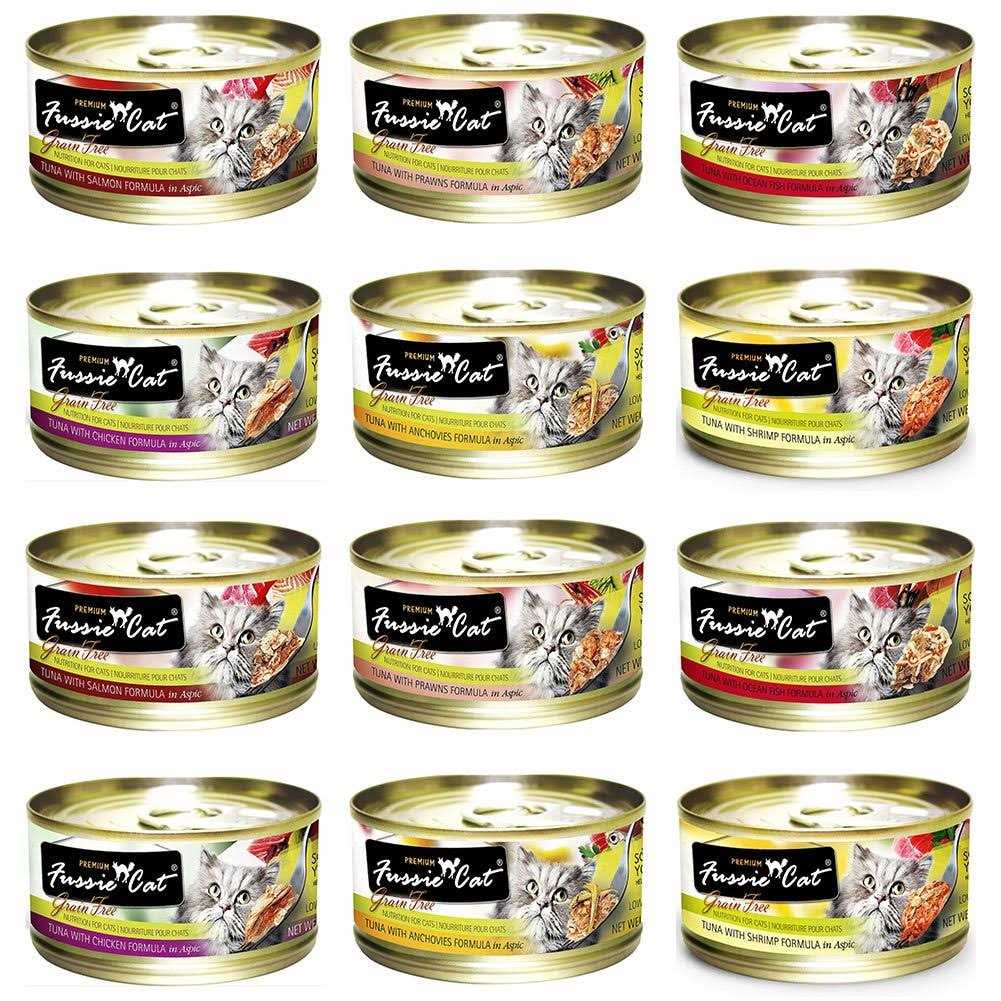 Fussie Cat Premium Grain-Free Canned Wet Food Variety Bundle - Pet Supplies online store