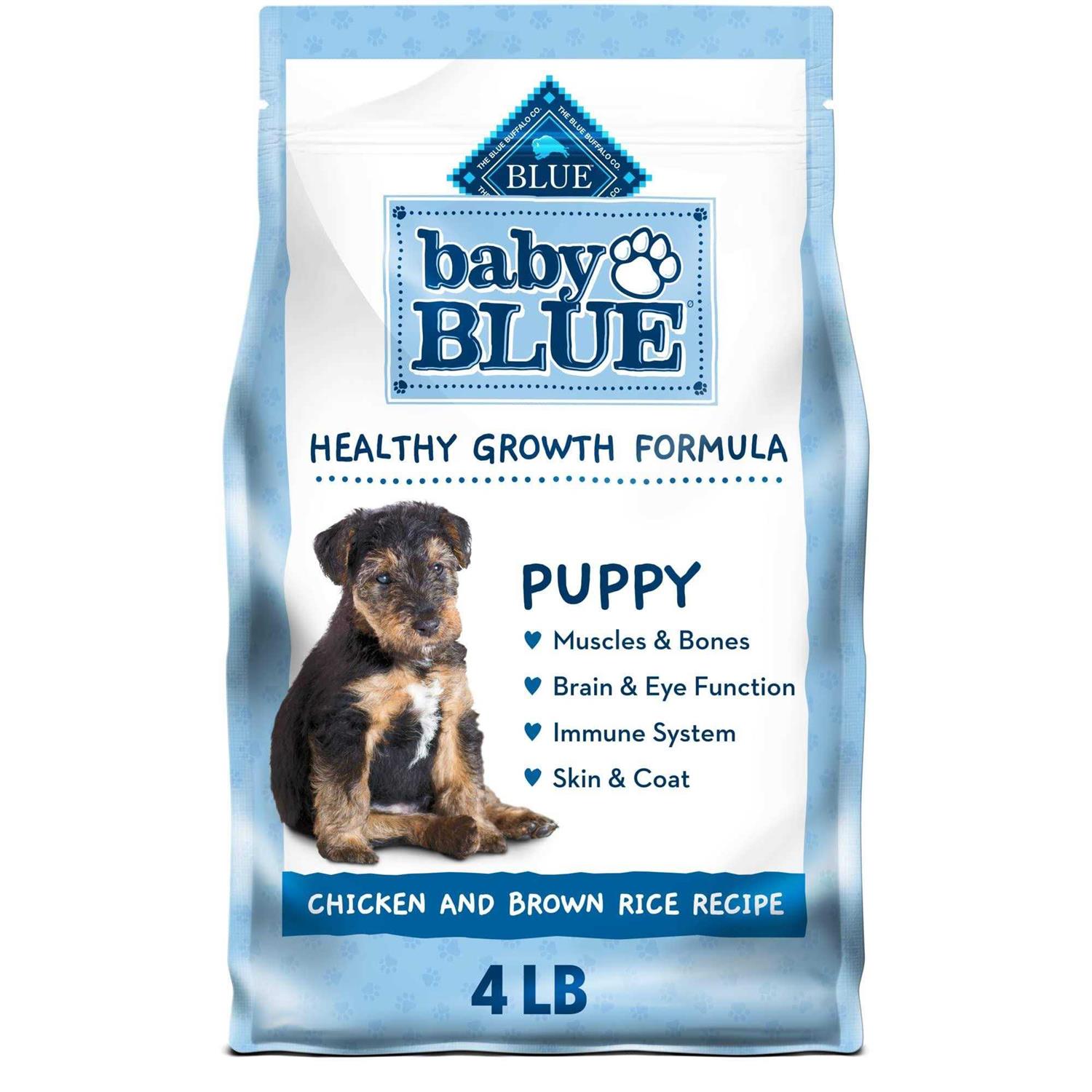Blue Buffalo Baby Blue Healthy Growth Formula Natural Puppy Dry Dog Food, Chicken and Brown Rice Recipe - Pet Supplies online store