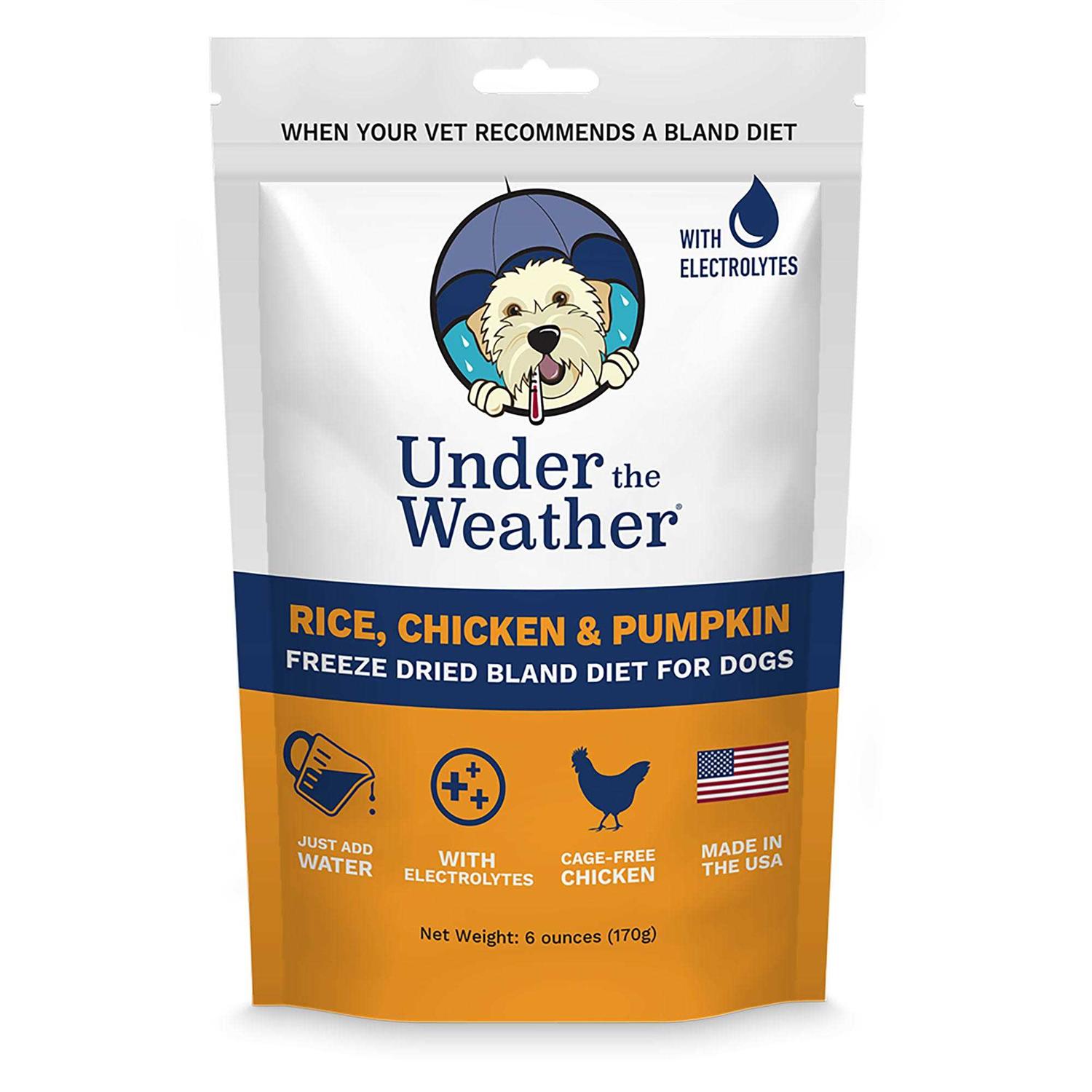 Under the Weather Chicken Rice & Pumpkin Freeze-Dried Bland Diet for Dogs - Pet Supplies online store