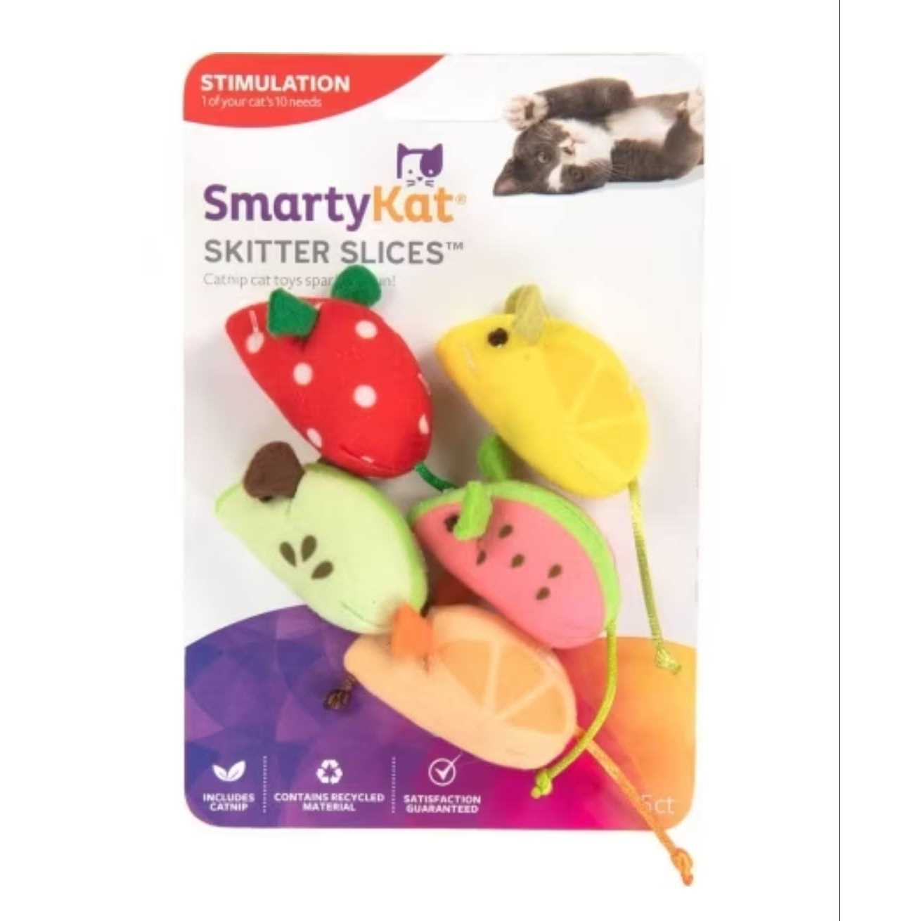 SmartyKat Skitter Slices Cat Toy - Pet Supplies online store
