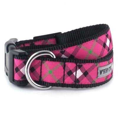 Bias Plaid Dog Collar - Pet Supplies online store