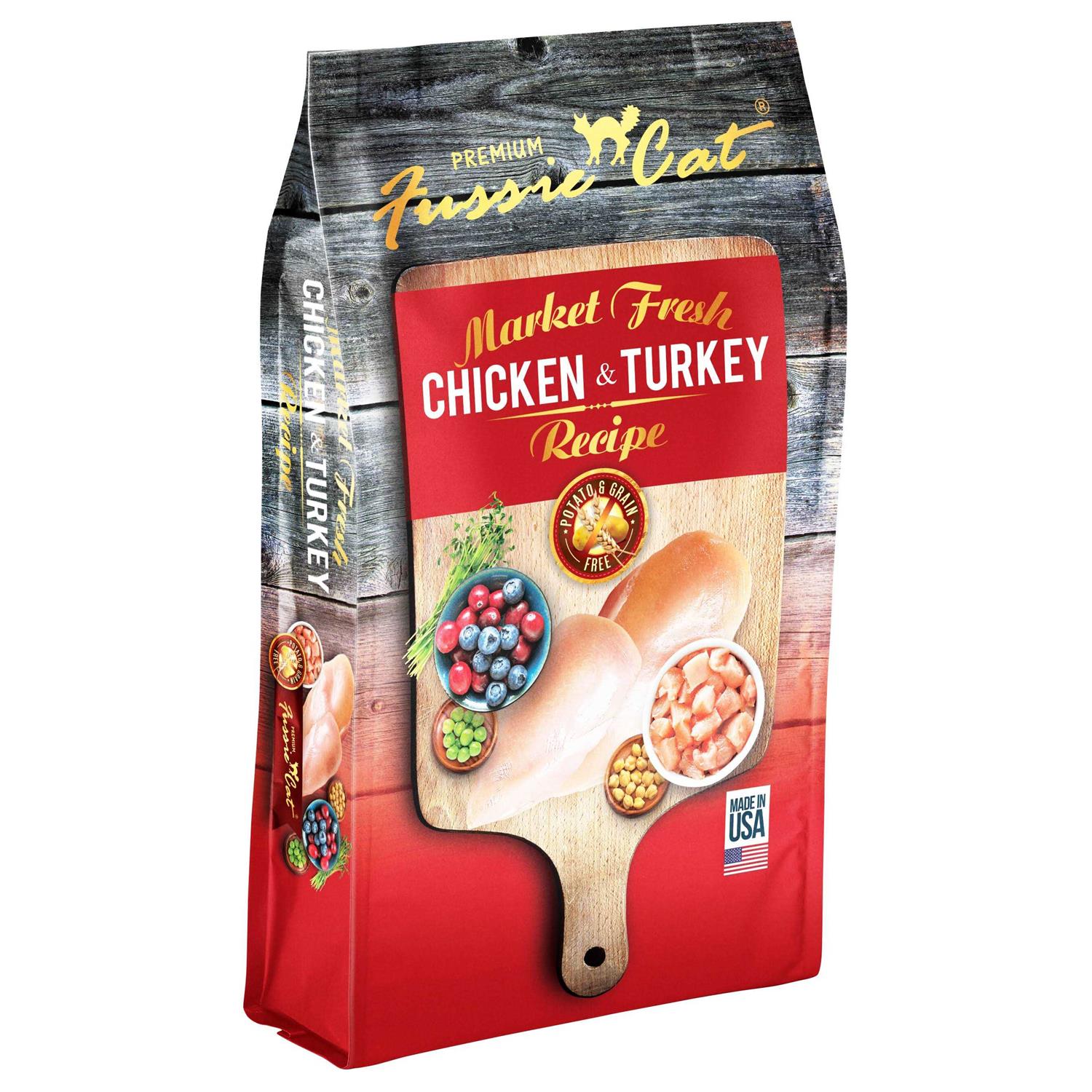 Fussie Cat Dry Cat Food Market Fresh Chicken Turkey - Pet Supplies online store