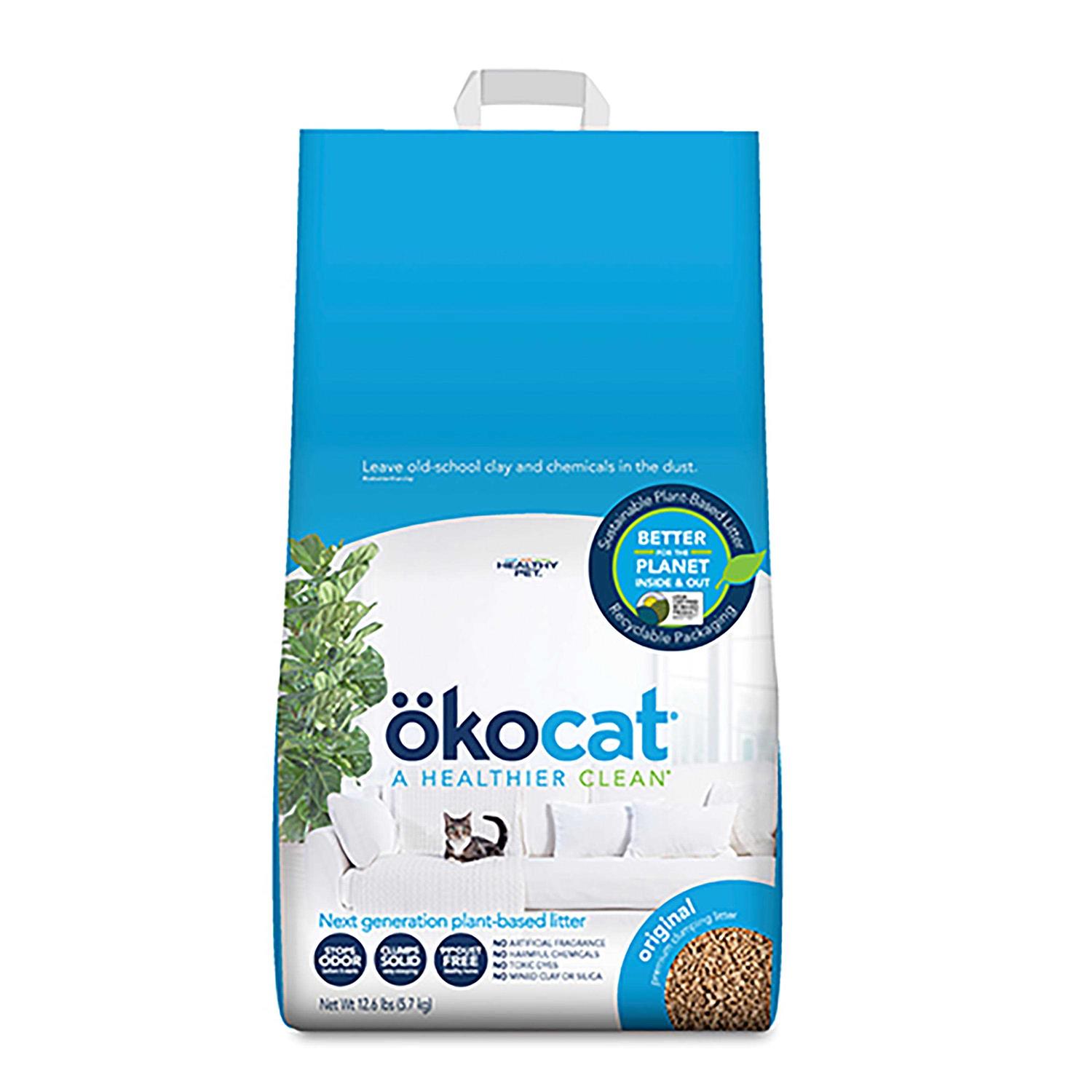 Okocat Original Premium Clumping Natural Wood Cat Litter - Pet Supplies online store