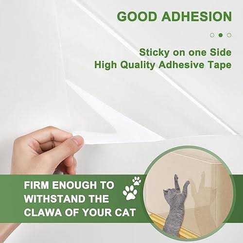 CORKAS Cat Scratch Protector, 11.8in x Vinyl, Easy to Apply, Protects Doors and Furniture - Pet Supplies online store