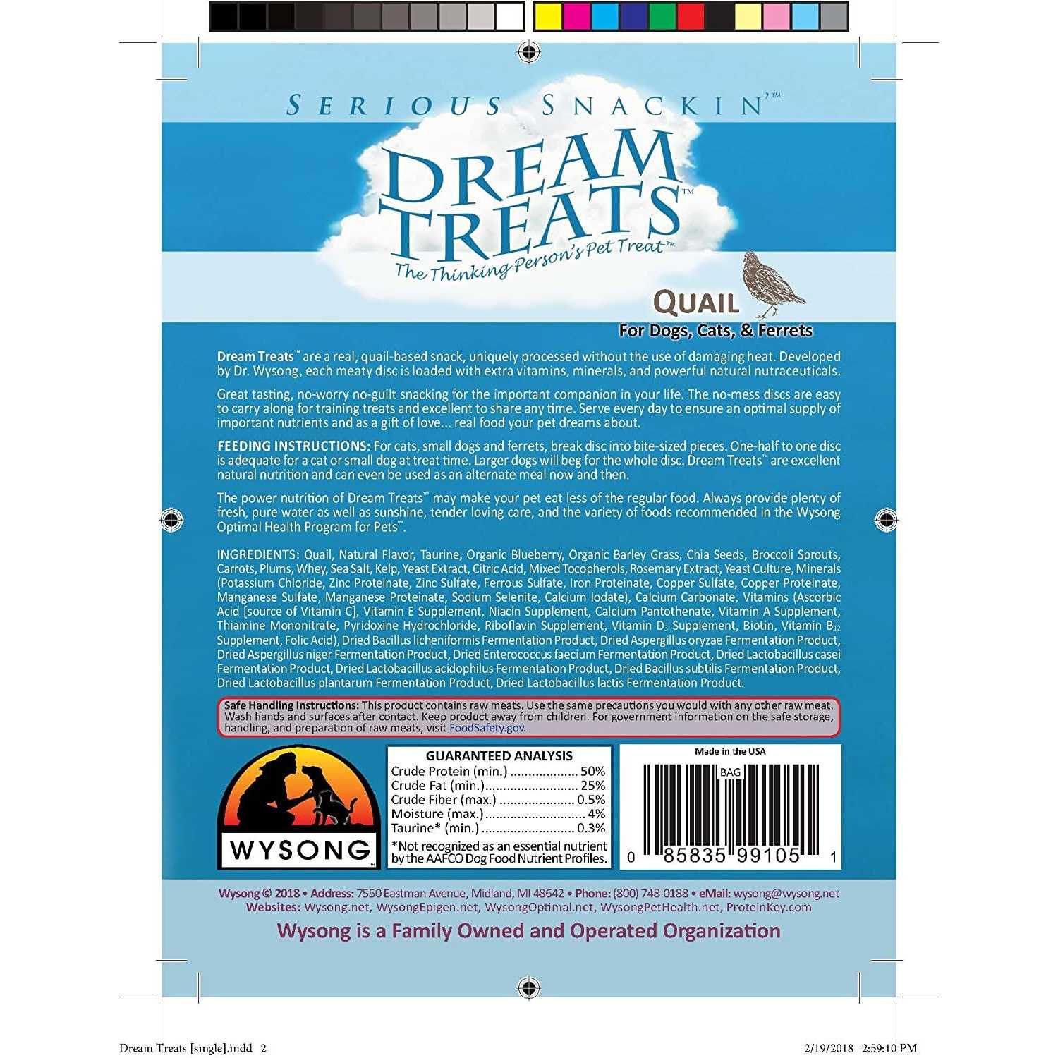 Wysong Dream Treats Dogs/Cats/Ferrets - Pet Supplies online store