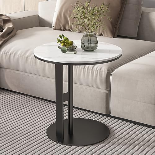 Round Coffee Table, Modern Coffee Table for Home Office, Side End Table for Living Room, for Home Office,Round Center Tables Living Room, Sturdy and Easy Assembly (Color : Gold, Size : 60cm/24in)