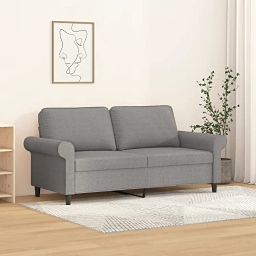 2-Seater Sofa Light Gray 55.1