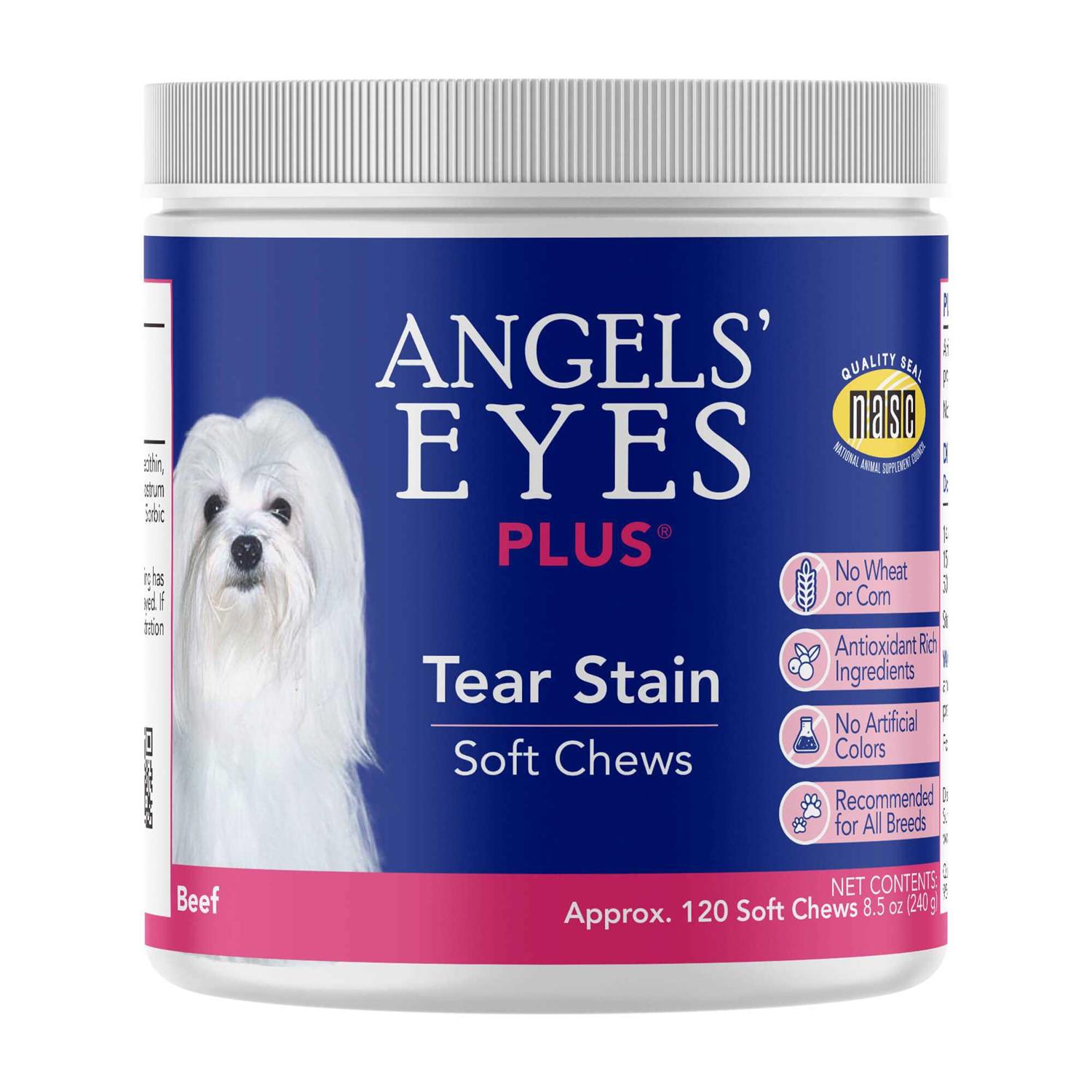 Angels' Eyes Plus Beef Flavor Tear Stain Soft Chews - Pet Supplies online store