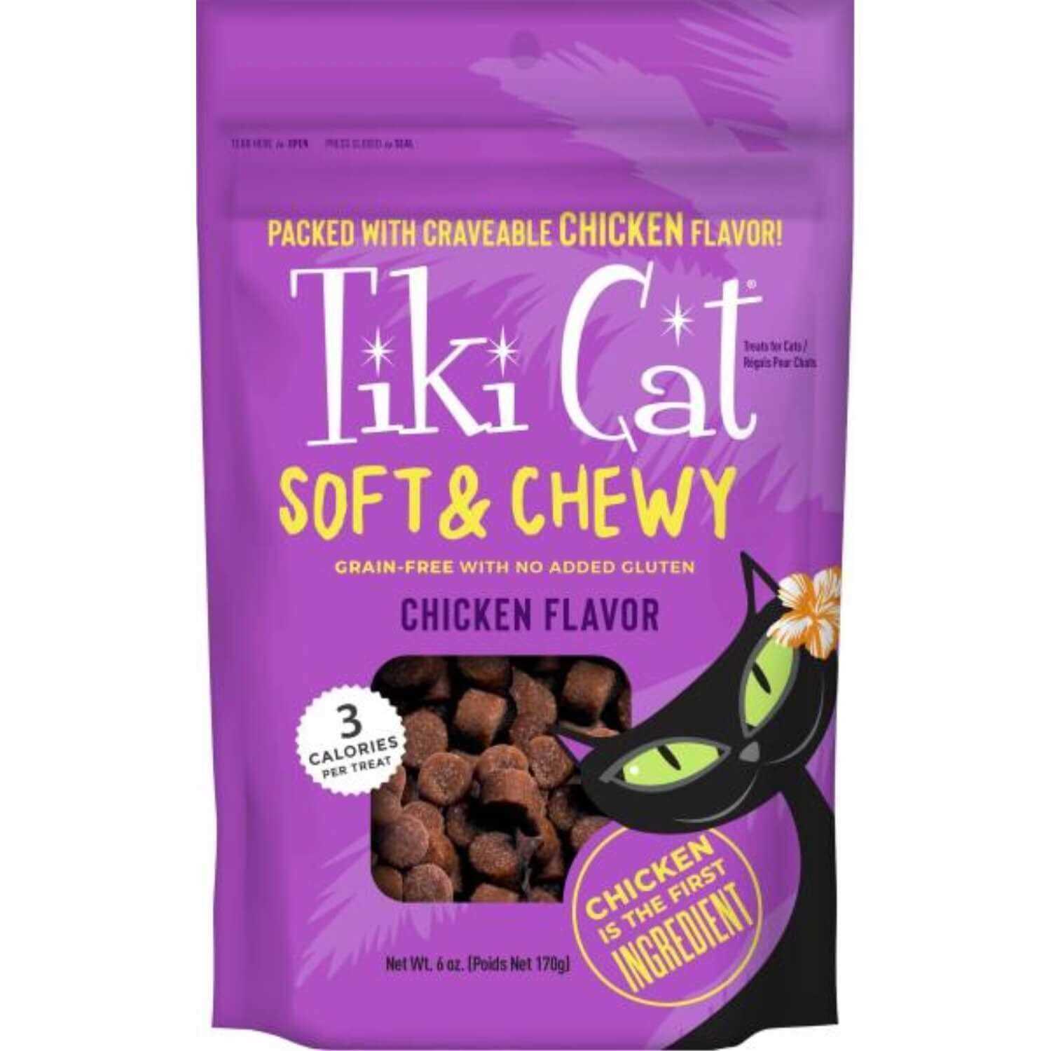 Tiki Cat Soft & Chewy Cat Treats Chicken - Pet Supplies online store
