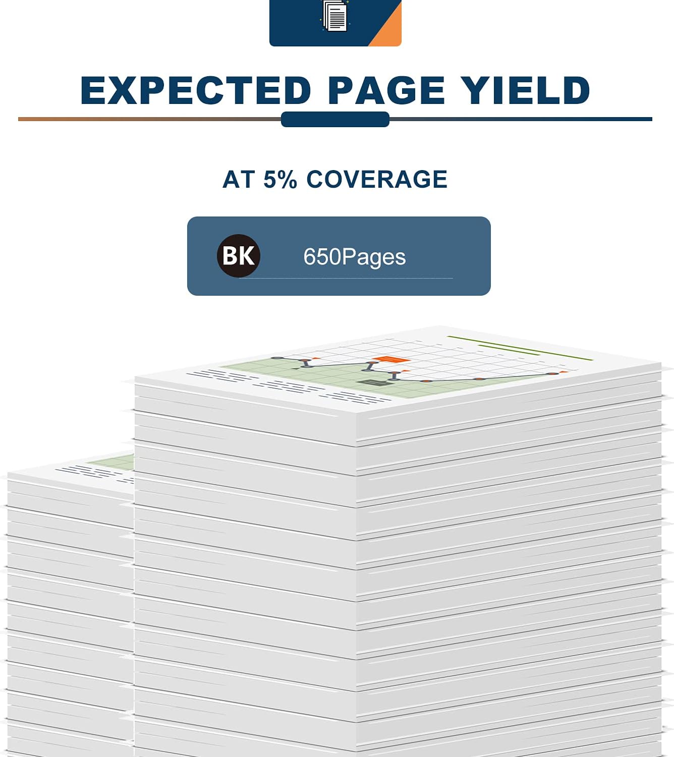 Ankink Remanufactured Ink Cartridge Replacement for HP Ink 63 XL 63XL (Black 2-Pack) Work with HP63 3830 4650 4652 4655 5200 5252 5255 5258 4520 4512 1112 2132 3630 3632 Printers 2 BK