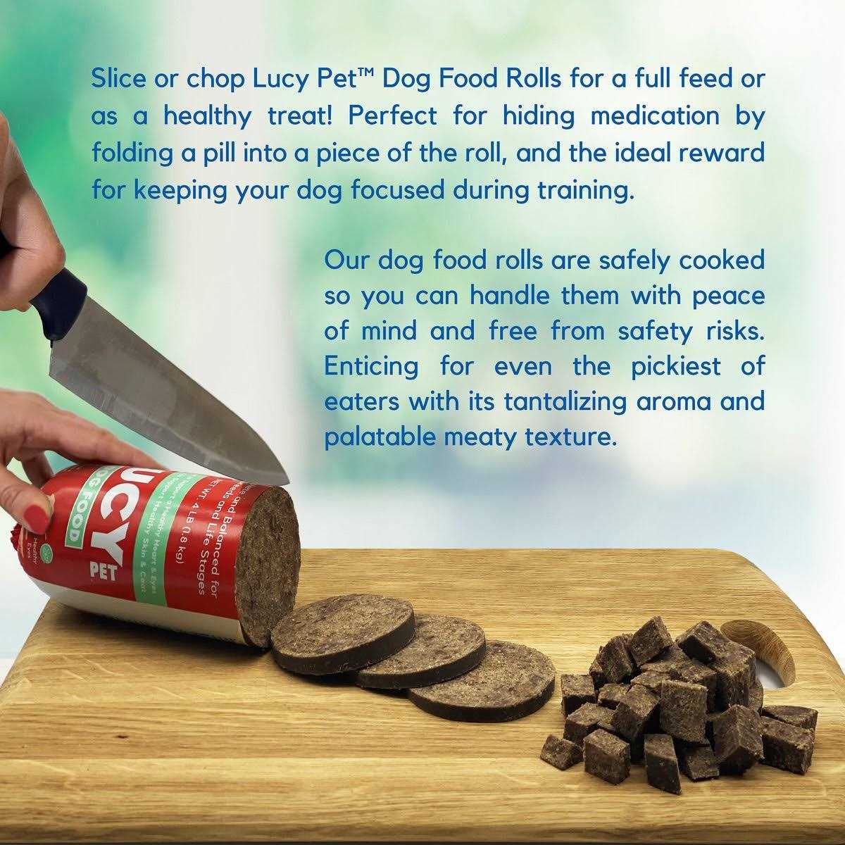 Lucy Pet Products Beef Dog Food Roll - Pet Supplies online store