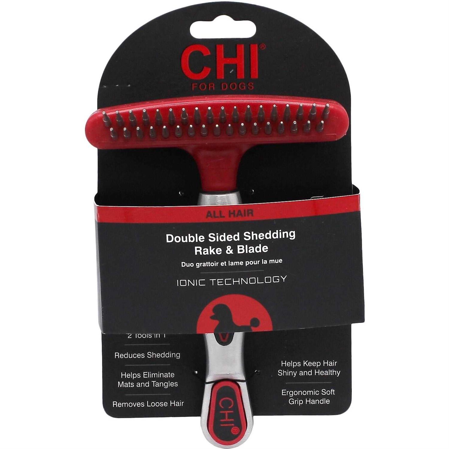 Chi Double Sided Shedding Rake and Blade Dog Tool - Pet Supplies online store