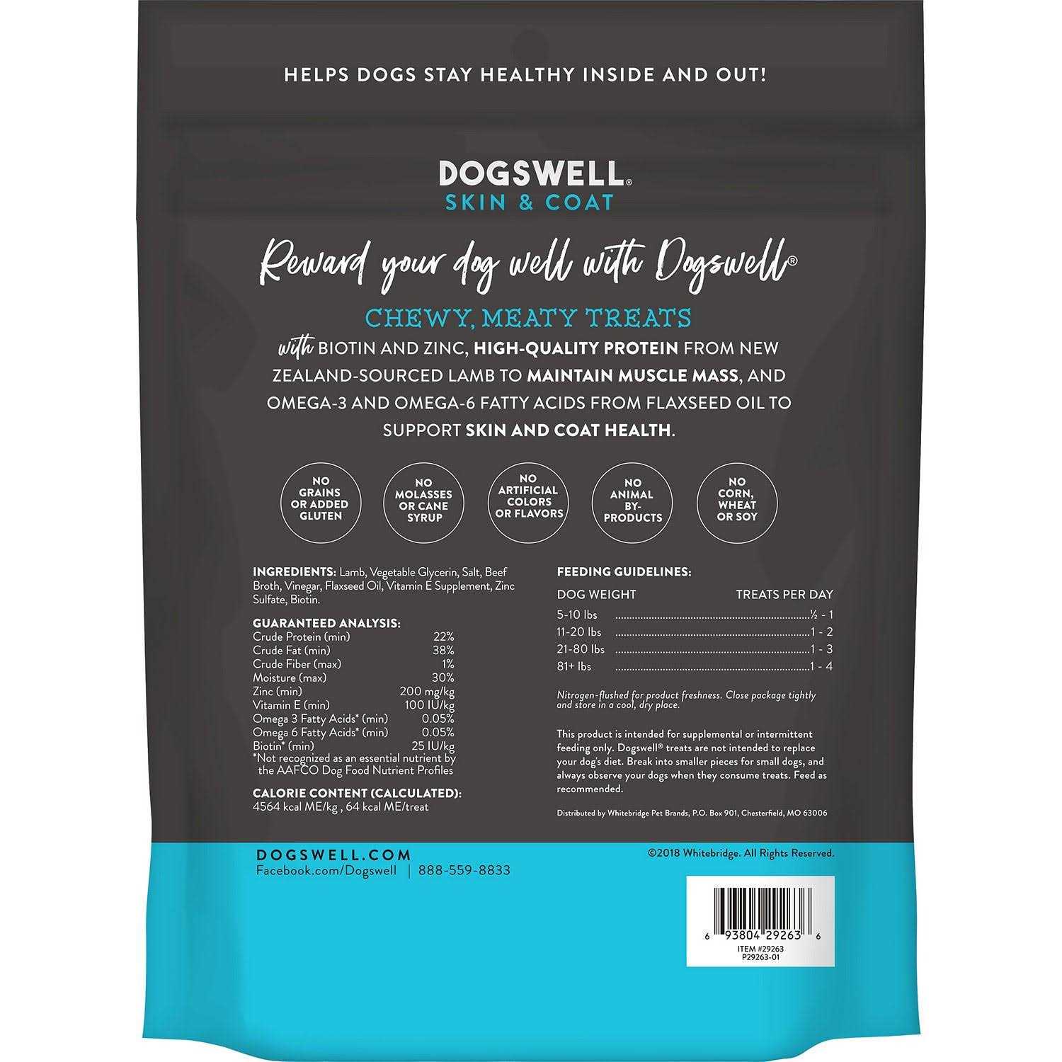 Dogswell Salmon Skin & Coat Jerky - Pet Supplies online store