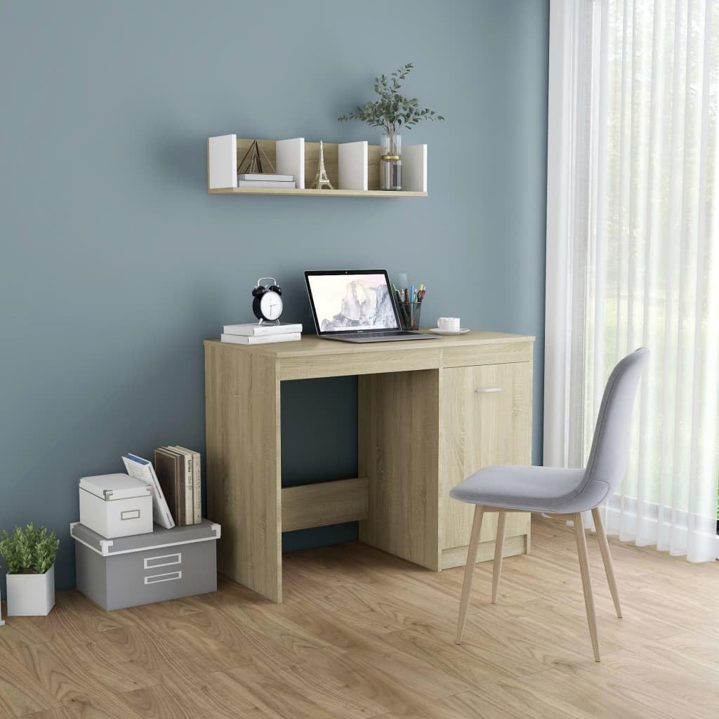 Bedroom Desk Home Office Desks Vanity Desk Corner Desk - Desk Sonoma Oak 39.4