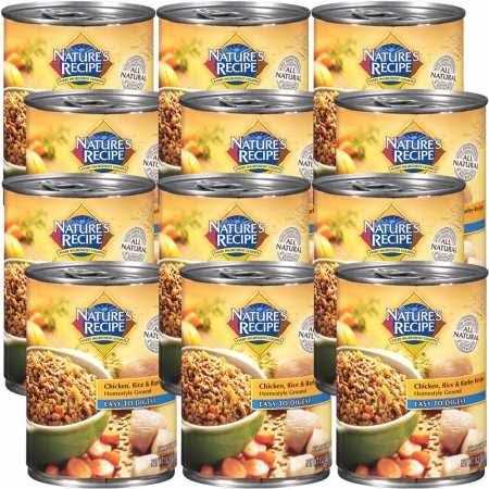 Nature's Recipe Easy to Digest Chicken Rice Barley Homestyle Ground Canned Dog Food - Pet Supplies online store