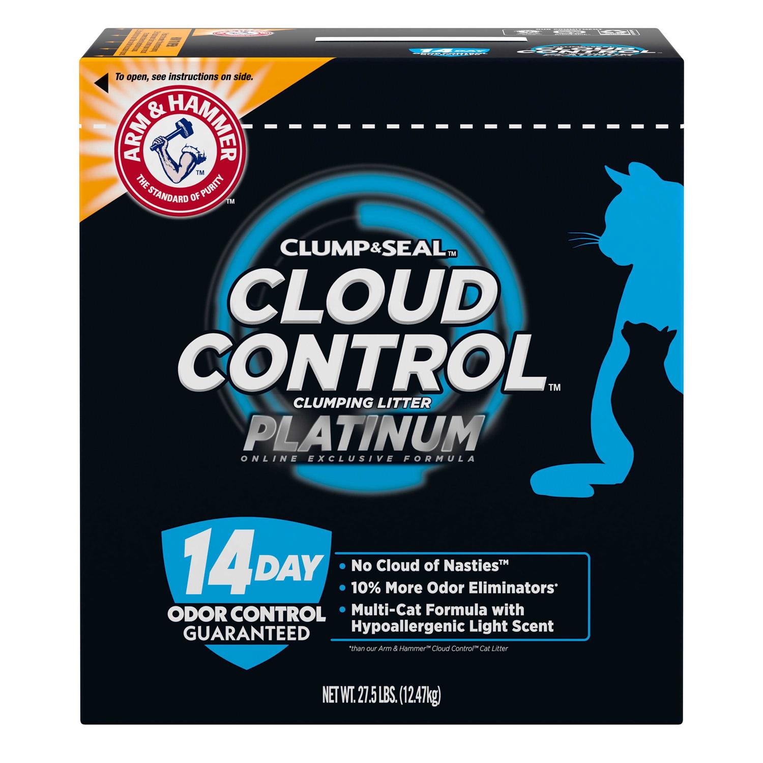 Arm & Hammer Cloud Control Platinum Clumping Cat Litter - Pet Supplies online store