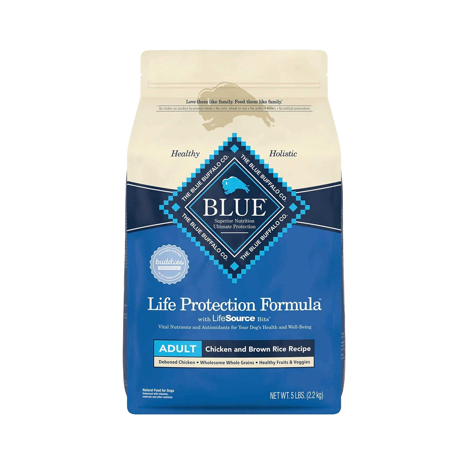 Blue Buffalo Life Protection Dry Adult Dog Food Chicken and Brown Rice - Pet Supplies online store