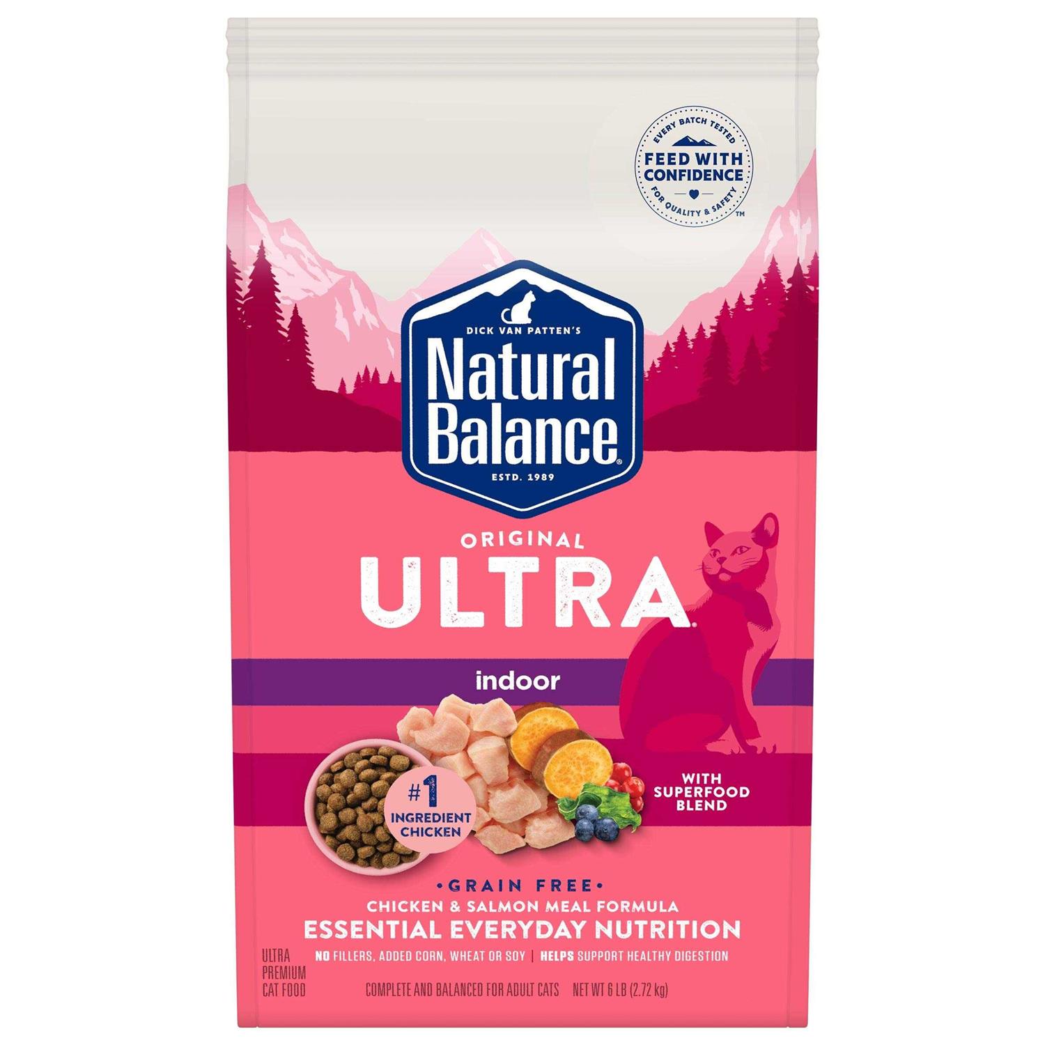 Natural Balance Original Ultra Dry Cat Food Indoor Chicken & Salmon Meal - Pet Supplies online store