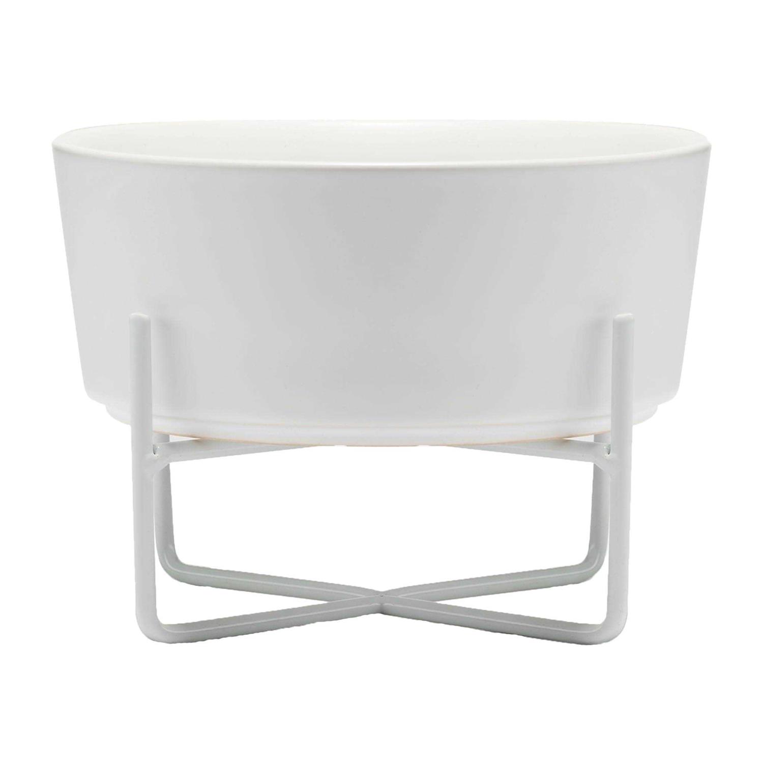 Waggo Simple Solid Bowl + Dog Bowl Stand - Pet Supplies online store