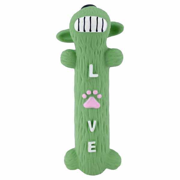 Multipet Loofa Latex Smiling Dog Toy - Pet Supplies online store