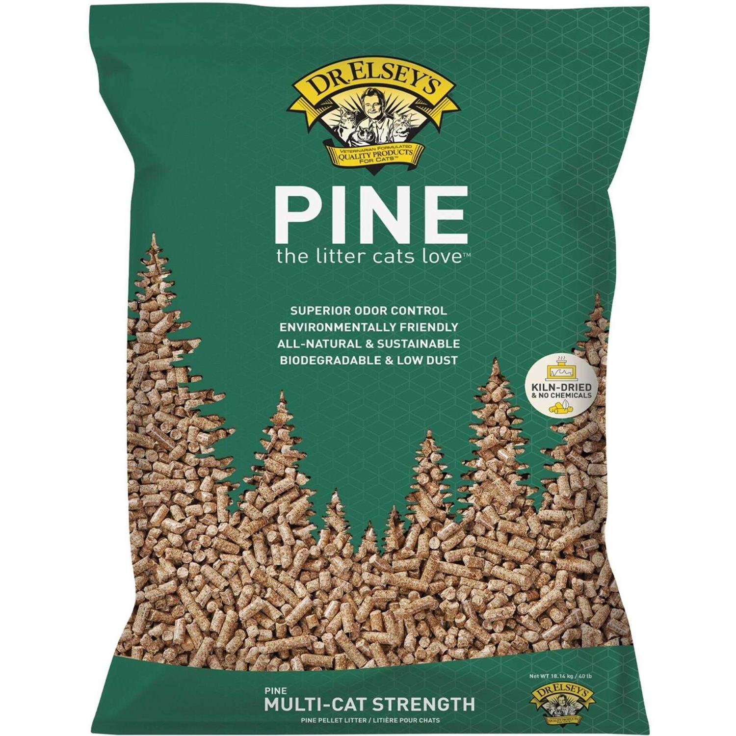 Dr. Elsey's Pine All-Natural Kiln-Dried Cat Litter - Pet Supplies online store