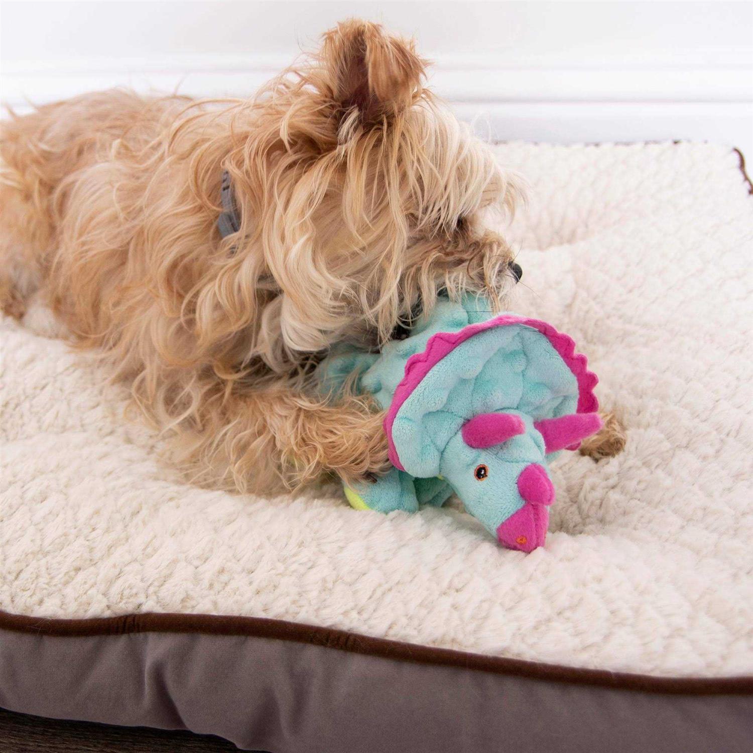 goDog Dinos Frills Dog Toy - Pet Supplies online store
