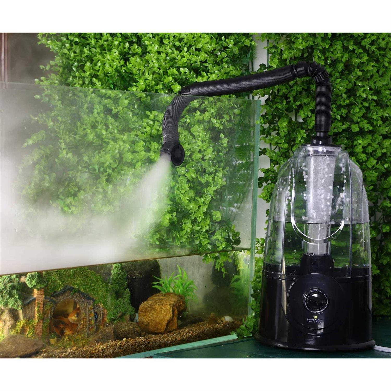 Coospider Reptile Fogger Terrariums Humidifier Fog Machine Mister 3L Large Size Ideal for Paludarium/Vivarium/Reptiles/Amphibians/Herps - Pet Supplies online store