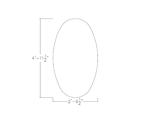 6 Person Conference Room Table with X Base | Boat Oval Shape| Harmony Series | 5Ft | White