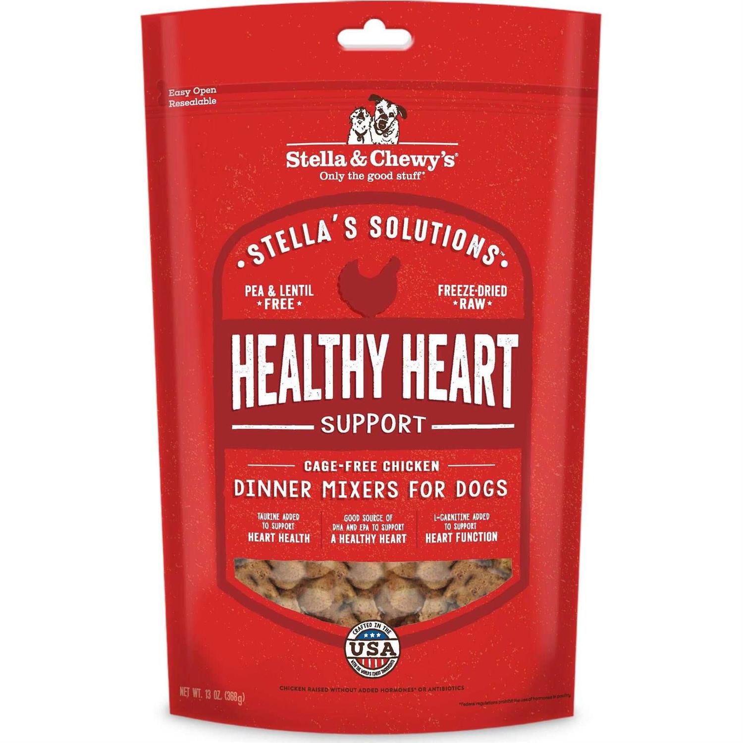 Stella & Chewy's Stella's Solutions Freeze Dried Chicken Healthy Heart Support Dog Food - Pet Supplies online store