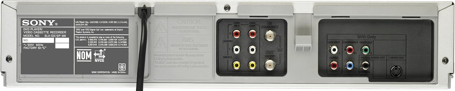 Sony SLVD370P DVD/VCR Progressive Scan Combo Player