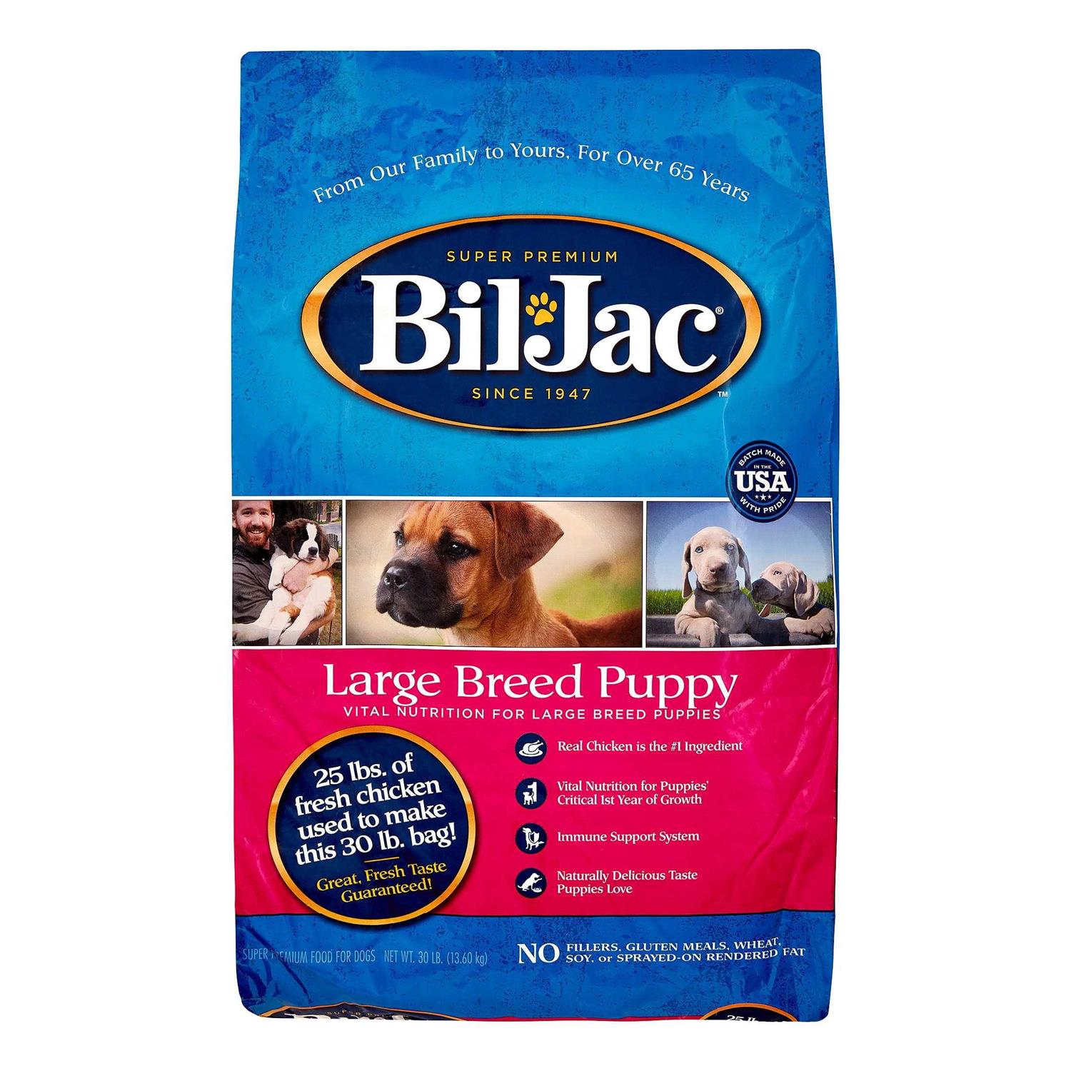 Bil-Jac Large Breed Puppy Dry Dog Food - Pet Supplies online store