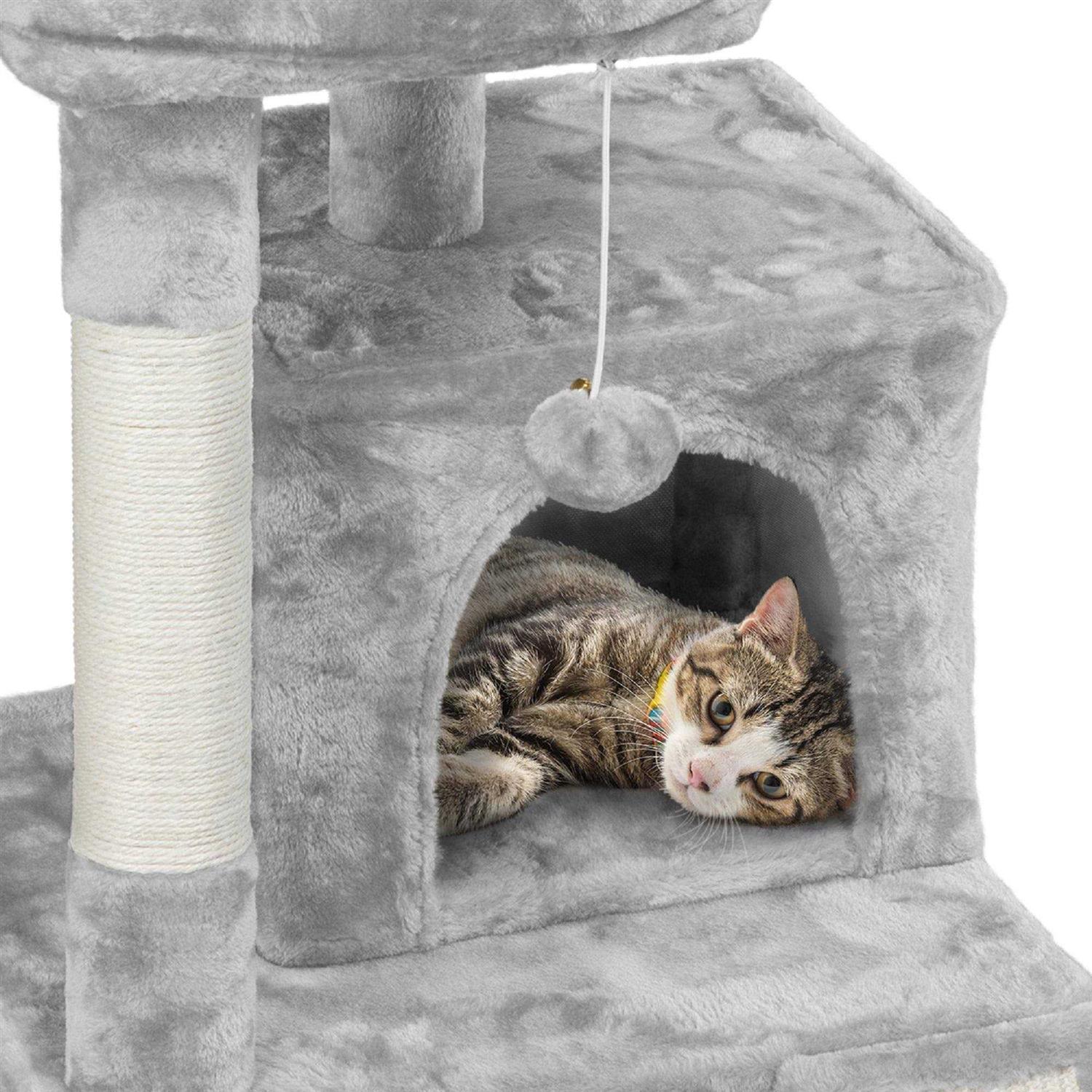 Topeakmart Cat Tree with 2 Condos - Pet Supplies online store