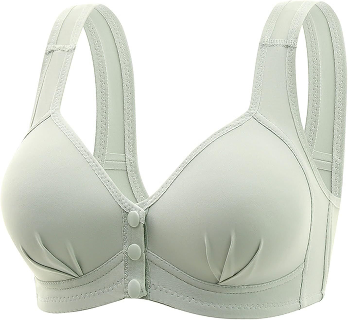 No Underwire Bras for Women Plus Size Inserts Pad Breast Support Band Black Plus Fall Collection Back Smoothing Bra Pu