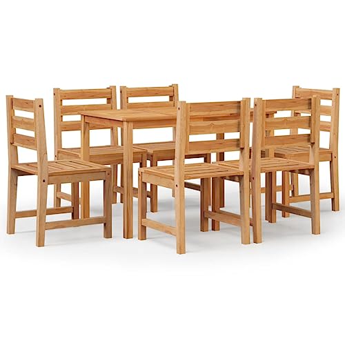 5 Piece Patio Dining Set, Modern Patio Furniture Set Outdoor Dining Table Outdoor Furniture Set Outdoor Chairs Suitable for Apartments Patio Resorts Hotels, Solid Wood Teak
