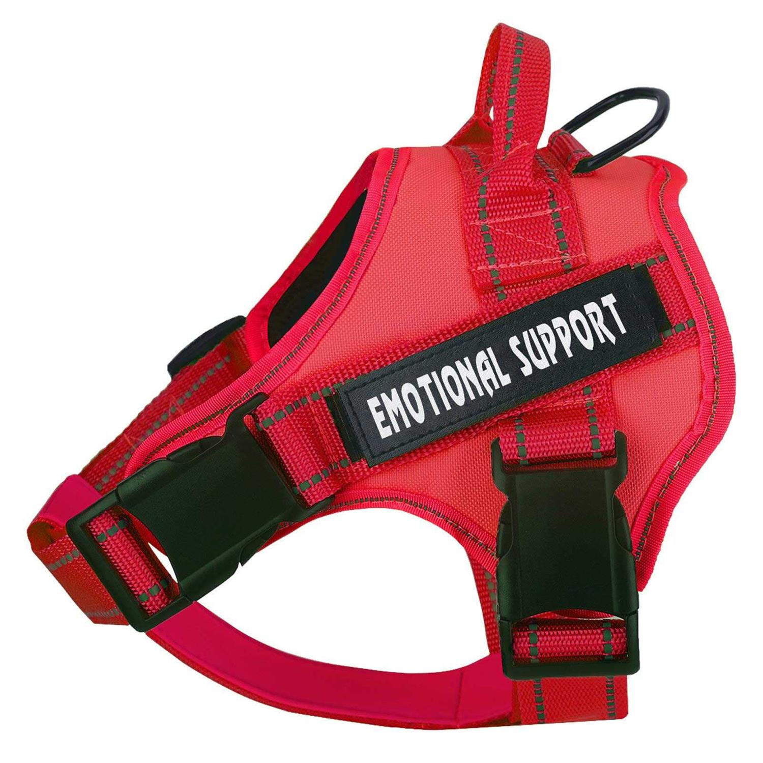 voopet Service Dog Harness,Emotional Support Pet Vest Harness,Reflective Breathable and Adjustable No-Pull ESA Dog Harness - Pet Supplies online store