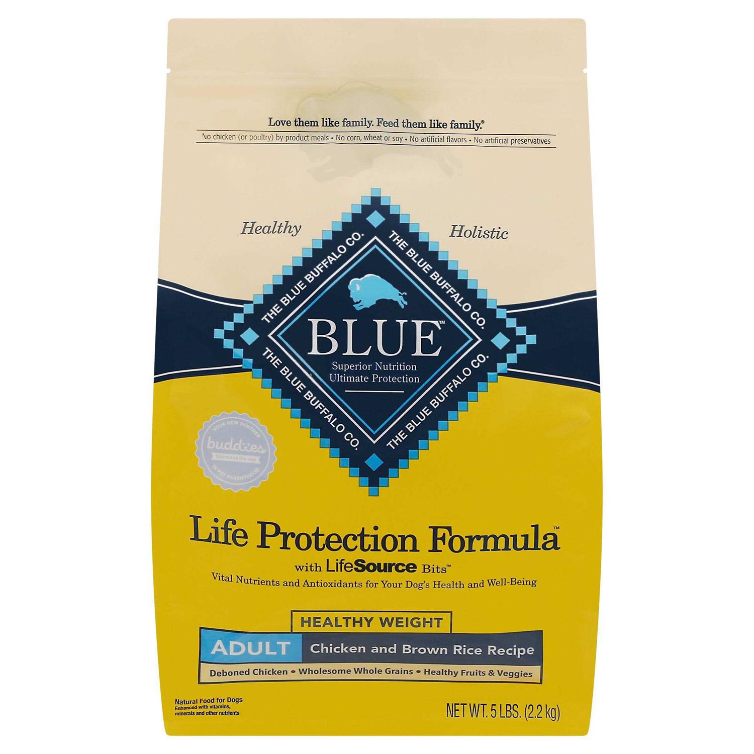 Blue Buffalo Life Protection Formula Healthy Weight Adult Chicken & Brown Rice Dry Dog Food - Pet Supplies online store