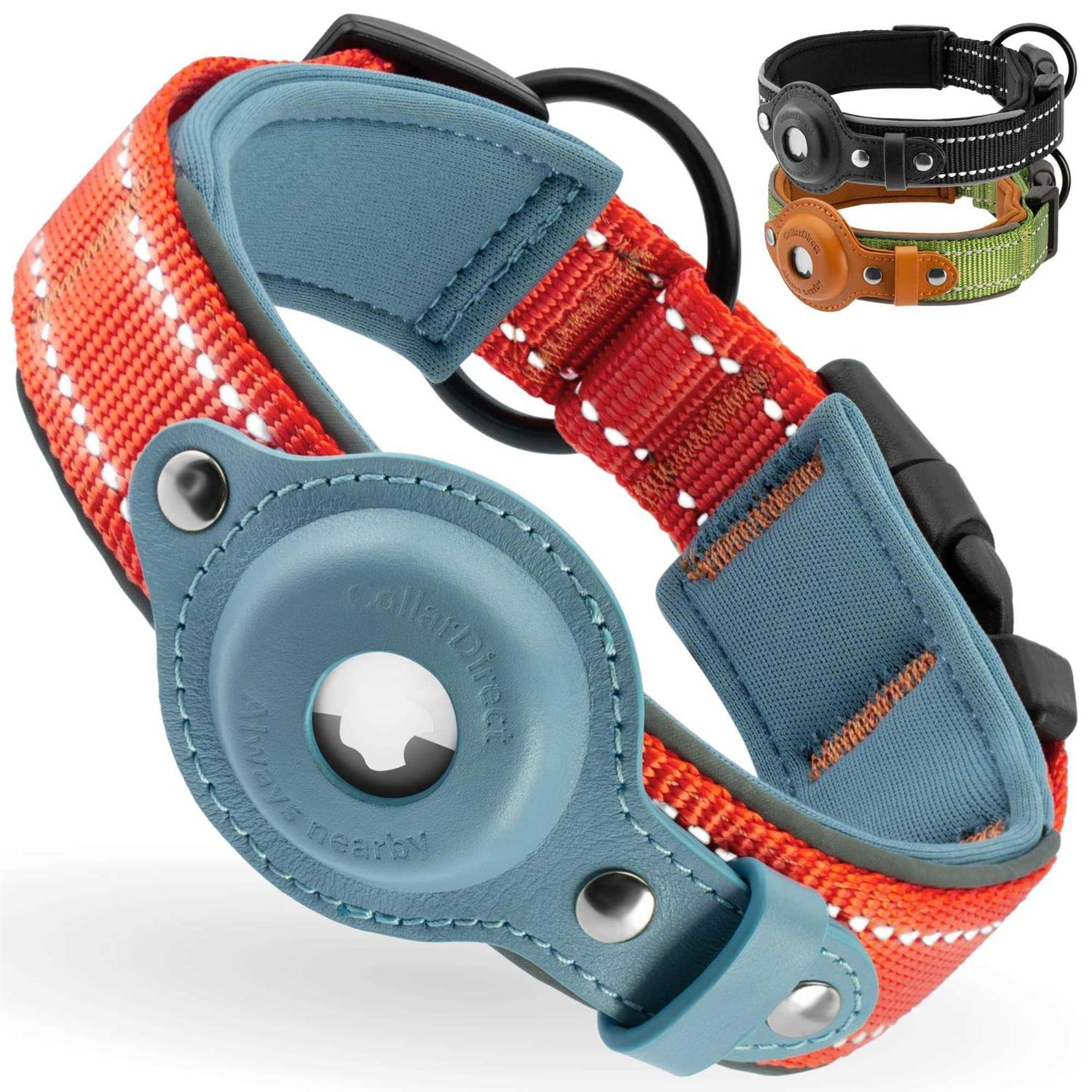 Airtag Dog Collar, CollarDirect, Reflective Dog Collar for Apple Air Tag for Large, Medium, and Small Dogs - Pet Supplies online store