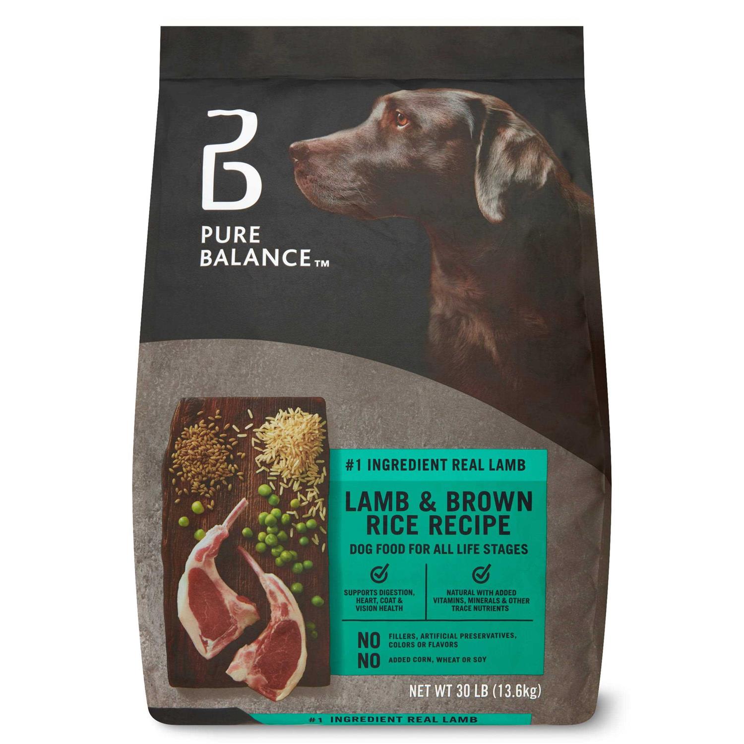 Pure Balance Lamb & Brown Rice Recipe Dry Dog Food - Pet Supplies online store