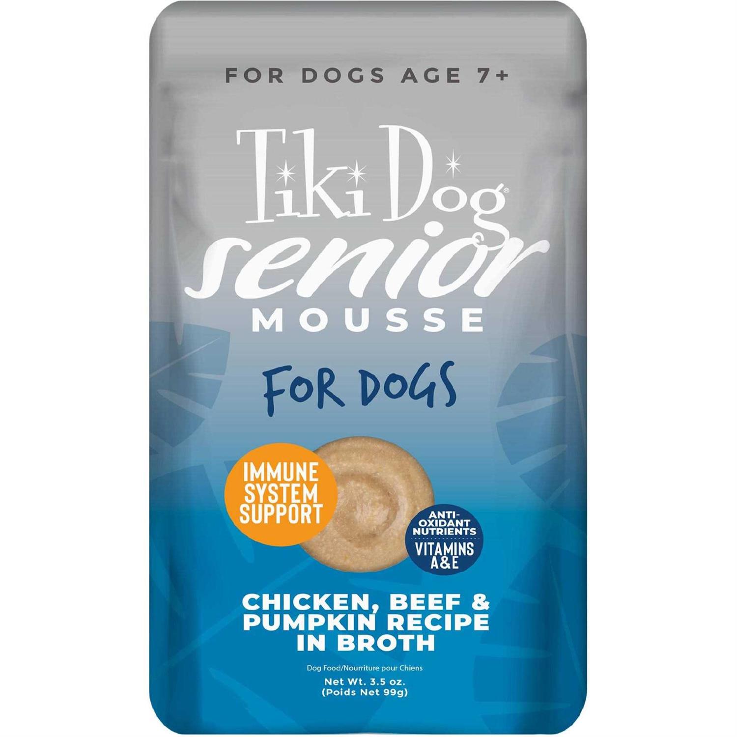Tiki Dog Grain-Free Aloha Petites Mousse Senior Dog Food - Pet Supplies online store