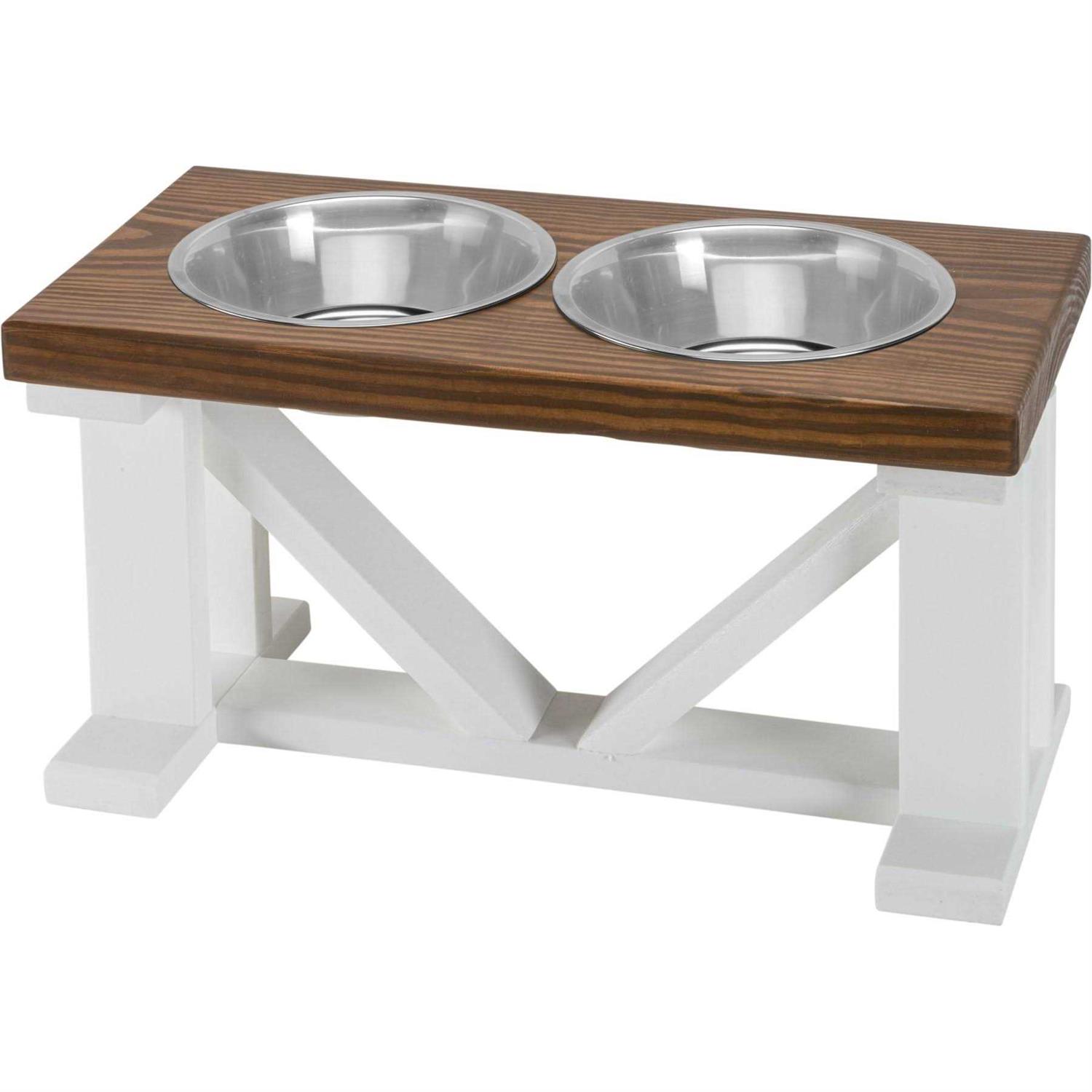 Bearwood Essentials Farmhouse Elevated Dog Feeder - Pet Supplies online store