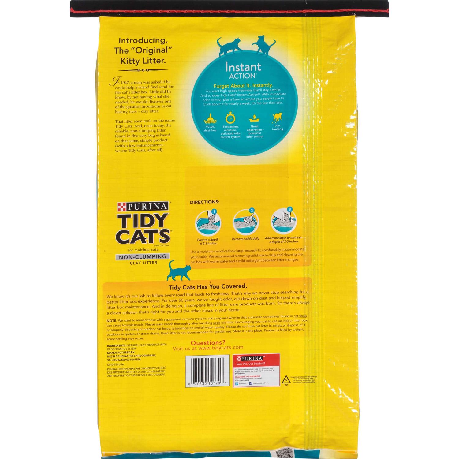 Tidy Cats Instant Action Non-Clumping Cat Litter - Pet Supplies online store