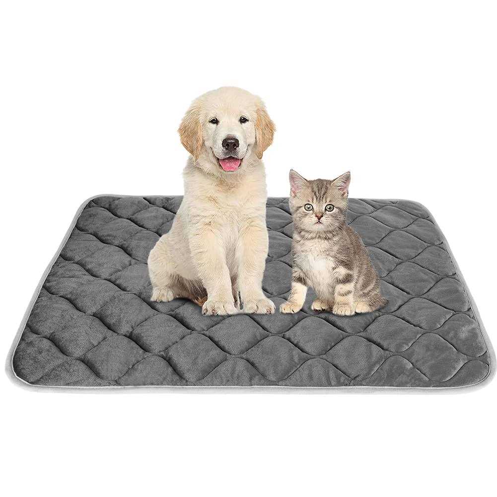 ULIGOTA Self Heating Cat Mat Thermal Pet Bed Mat Self-Warming Pet Crate Pad - Pet Supplies online store