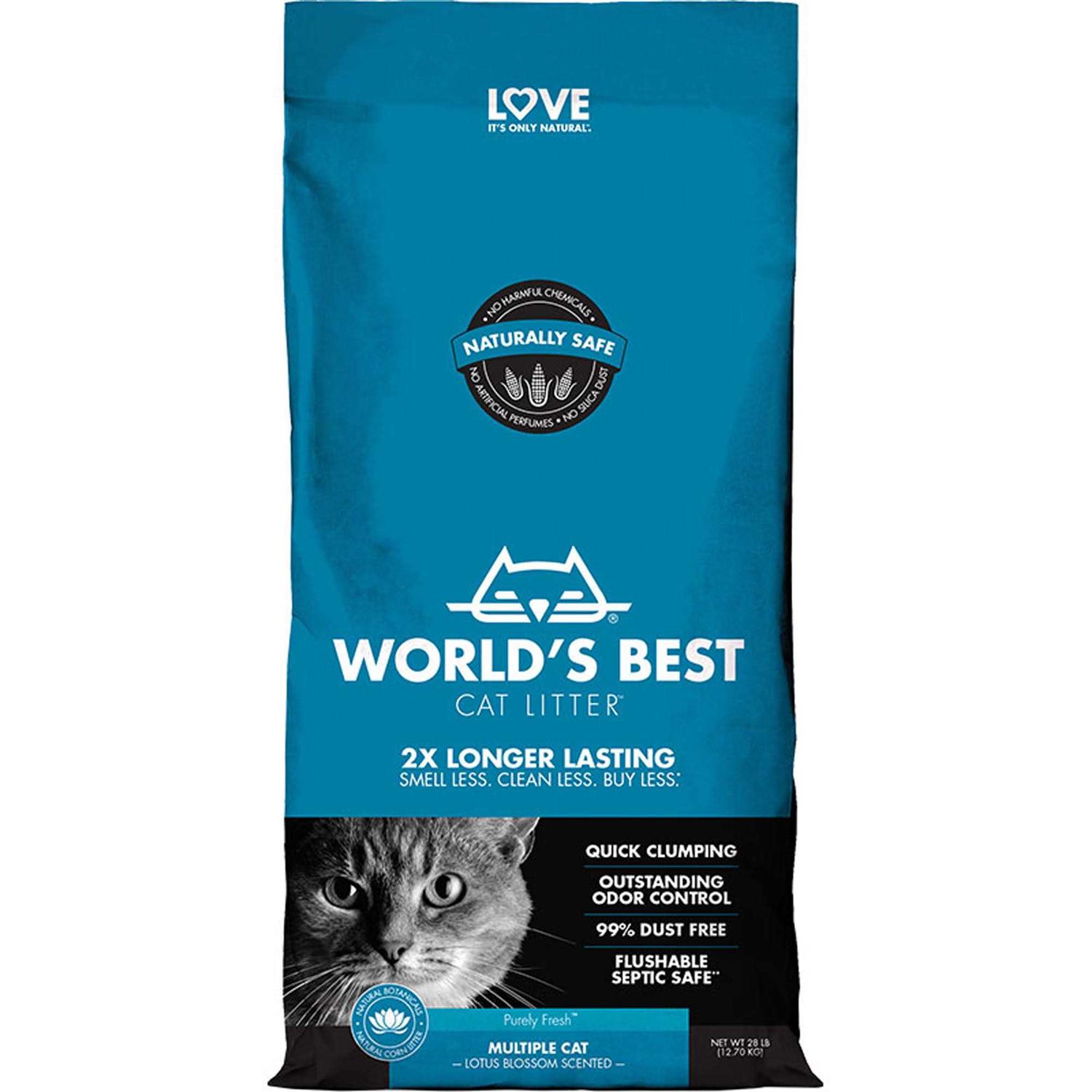 World's Best Cat Litter Multiple Cat Lotus Blossom Scented - Pet Supplies online store