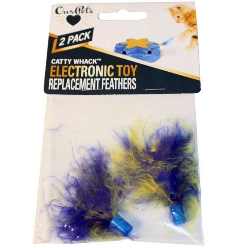 OurPets Catty Whack Interactive Cat Toy Replacement Feathers - Pet Supplies online store